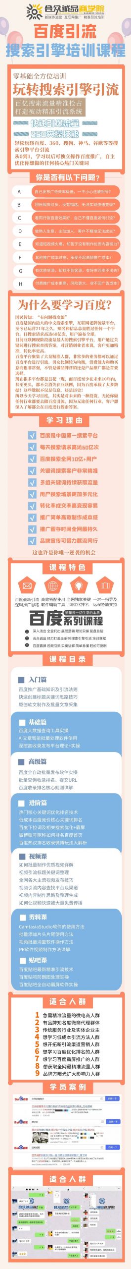 老派Seo：百度霸屏引流课程「搜索引擎推广全系可复制，打造精准被动流量系统」附带工具吉晟搞钱-网创项目资源站-副业项目-创业项目-搞钱项目吉晟搞钱