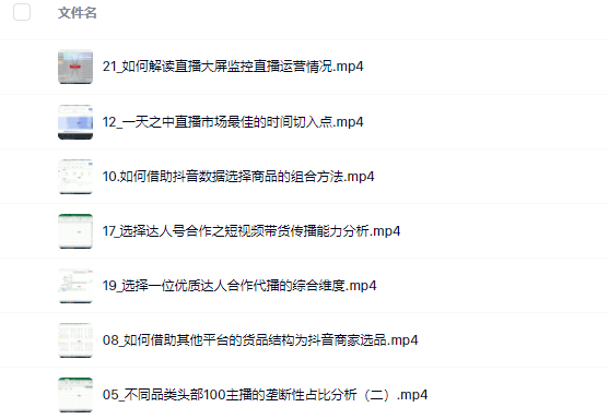 宁静数据2022抖音数据化运营系列课，最新的抖音直播间起爆算法吉晟搞钱-网创项目资源站-副业项目-创业项目-搞钱项目吉晟搞钱