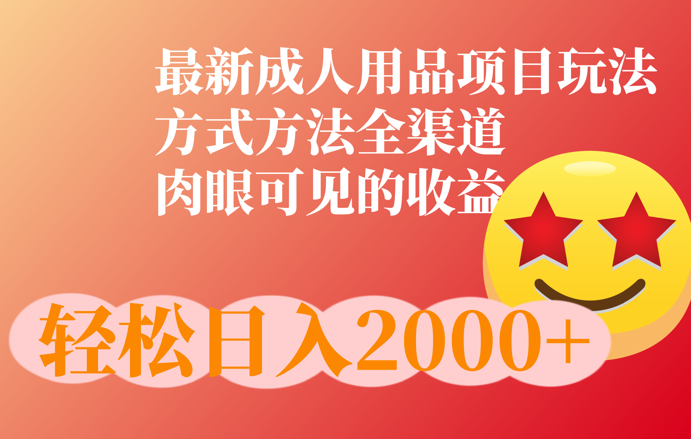 成人用品项目最新玩法，方式方法全渠道吉晟搞钱-网创项目资源站-副业项目-创业项目-搞钱项目吉晟搞钱