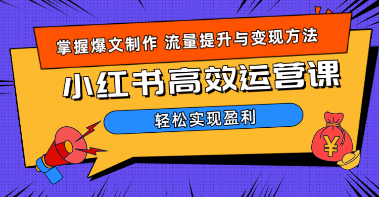 价值980小红书运营操作指南吉晟搞钱-网创项目资源站-副业项目-创业项目-搞钱项目吉晟搞钱