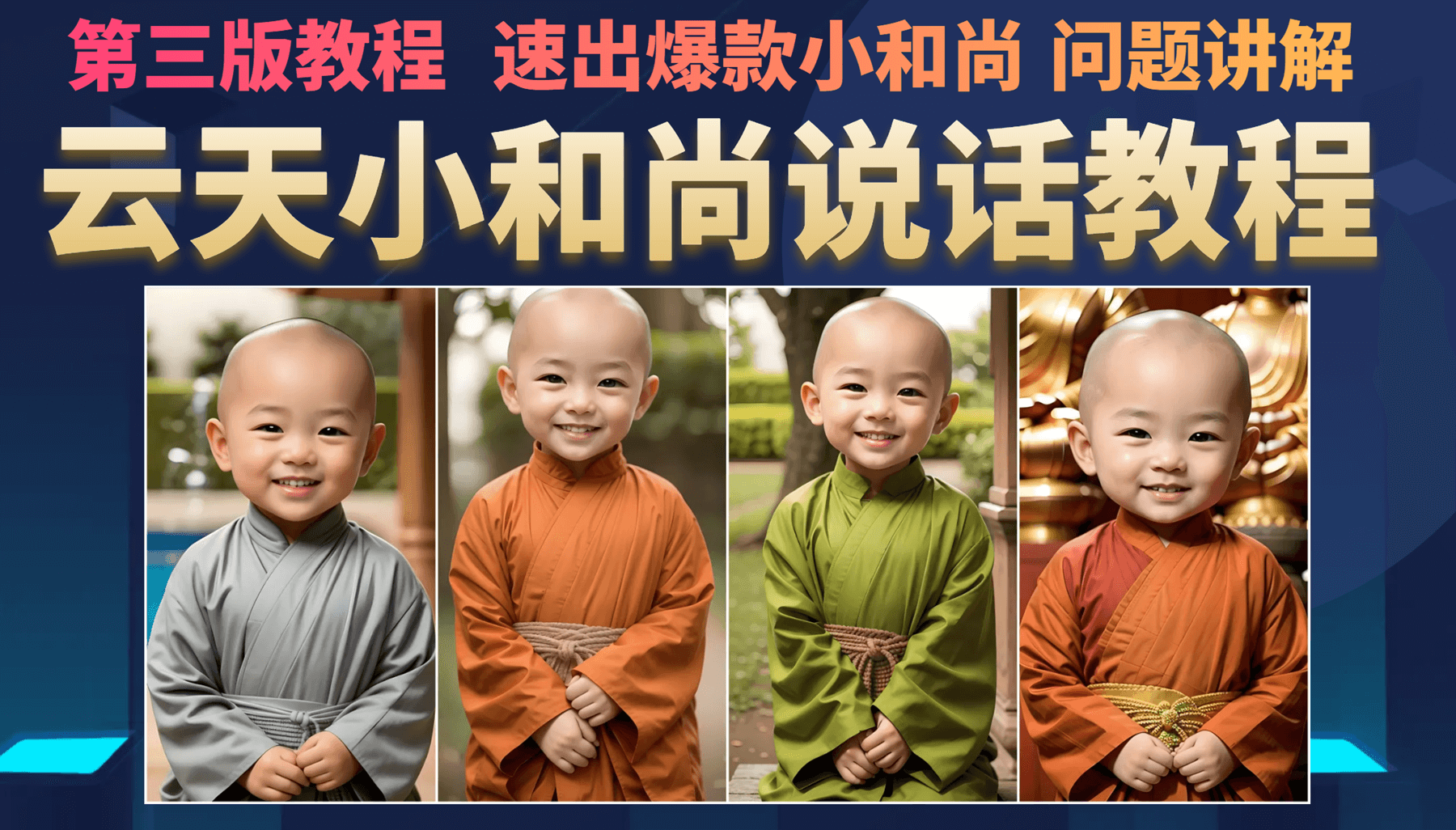 云天小和尚会说话，7天万粉（第3版教程）吉晟搞钱-网创项目资源站-副业项目-创业项目-搞钱项目吉晟搞钱