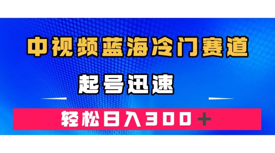 中视频蓝海冷门赛道，韩国视频奇闻解说，起号迅速，日入300＋吉晟搞钱-网创项目资源站-副业项目-创业项目-搞钱项目吉晟搞钱