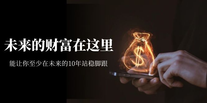某收费文章《未来的财富在这里》能让你至少在未来的10年站稳脚跟吉晟搞钱-网创项目资源站-副业项目-创业项目-搞钱项目吉晟搞钱