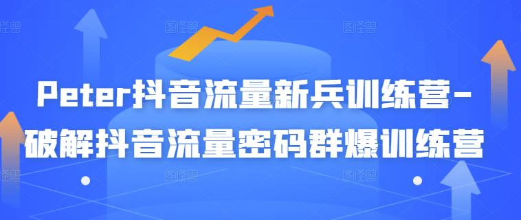 Peter抖音流量新兵训练营-破解抖音流量密码群爆训练营（新兵）吉晟搞钱-网创项目资源站-副业项目-创业项目-搞钱项目吉晟搞钱