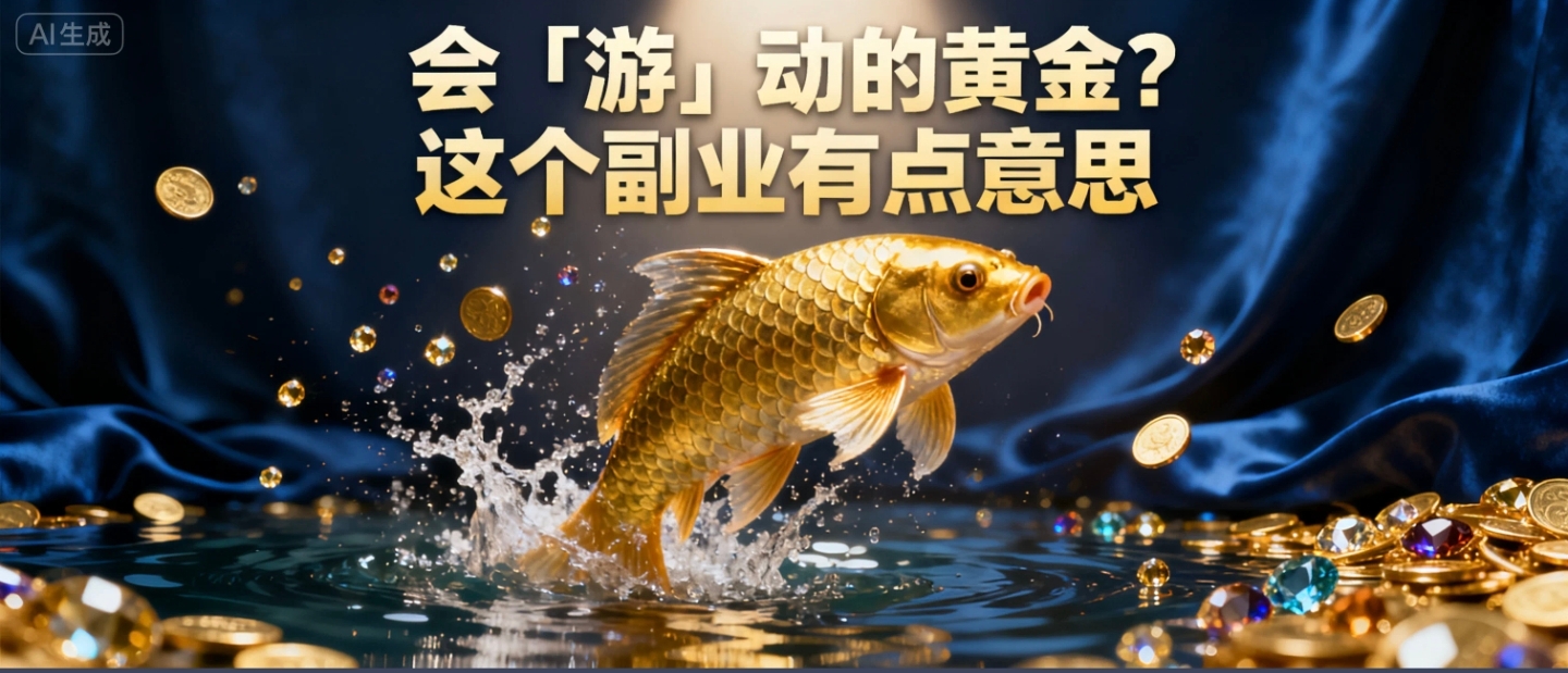 单号月销1.5W+！AI“凭空造鱼”带货新玩法，小白3分钟出一个爆款视频吉晟搞钱-网创项目资源站-副业项目-创业项目-搞钱项目吉晟搞钱